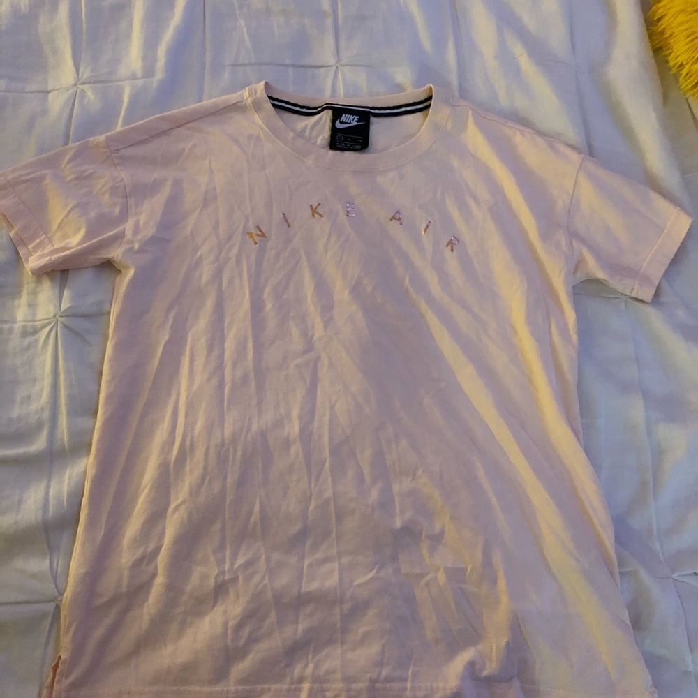 Pink Nike air shirt